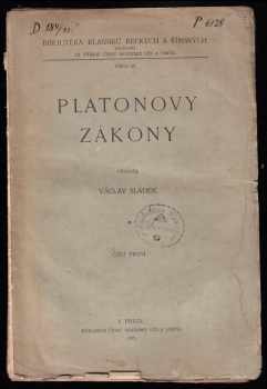 Platón: Zákony