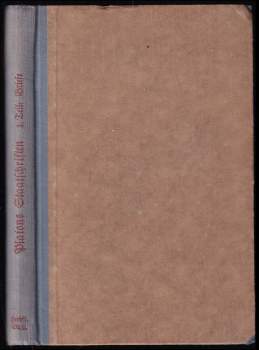 Wilhelm Andreae: Platons Staatschriften. Griechisch und Deutsch. 1.Teil. Briefe. Die Herdflamme, 5.Band.