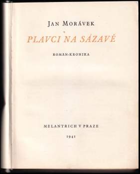 Jan Morávek: Plavci na Sázavě