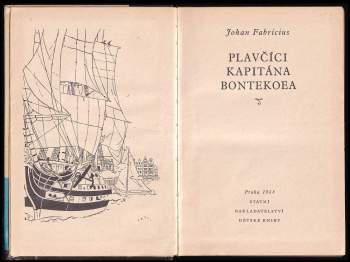 Johan Fabricius: Plavčíci kapitána Bontekoea