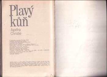 Agatha Christie: Plavý kůň