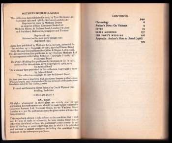Edward Bond: Plays: One (Saved; Early Morning; The Pope's Wedding)