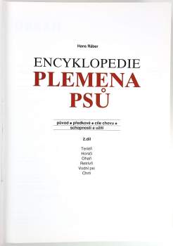 Hans Räber: Plemena psů