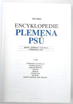 Hans Räber: Plemena psů