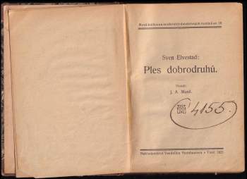 Sven Christofer Elvestad: Ples dobrodruhů