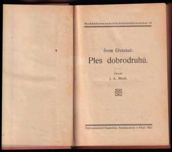Sven Christofer Elvestad: Ples dobrodruhů