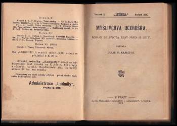 Vlasta Pittnerová: Plivník + Myslivcova dceruška + Bludičky