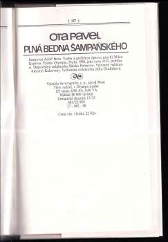 Ota Pavel: Plná bedna šampaňského