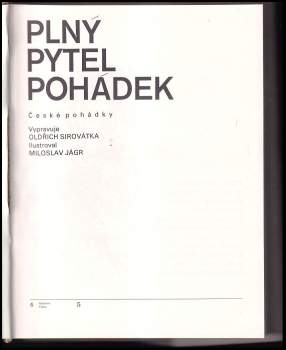 Oldřich Sirovátka: Plný pytel pohádek