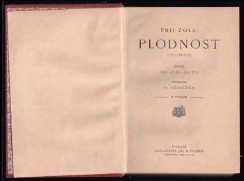 Émile Zola: Plodnost