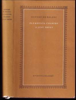 Honoré de Balzac: Plukovník Chabert a jiné prózy