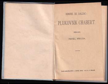 Honoré de Balzac: Plukovník Chabert