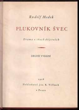 Rudolf Medek: Plukovník Švec