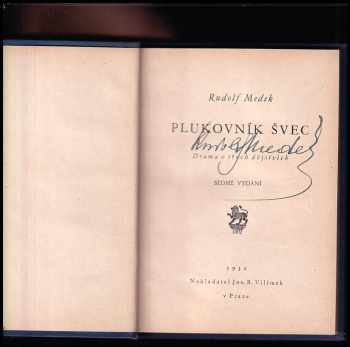 Rudolf Medek: Plukovník Švec
