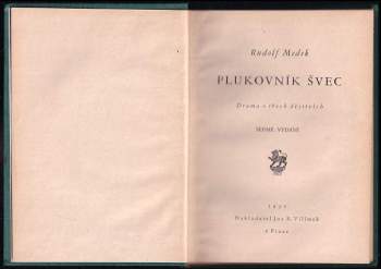Rudolf Medek: Plukovník Švec