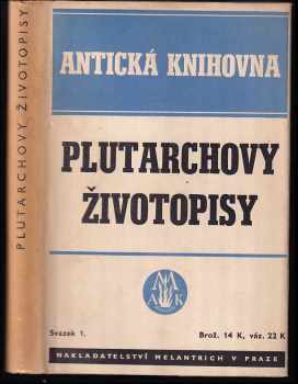 Plútarchos: Plutarchovy životopisy - Perikles, Fabius Veliký, Dion, Brutus