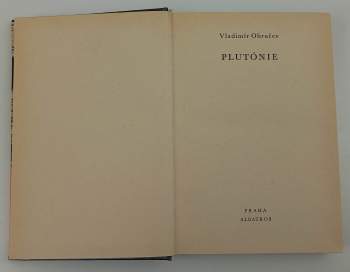 Vladimir Afanasjevič Obručev: Plutónie