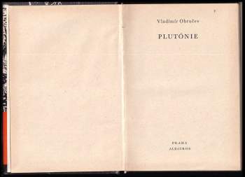 Vladimir Afanasjevič Obručev: Plutónie