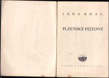 Ladislav Khás: Plzeňské fejetony