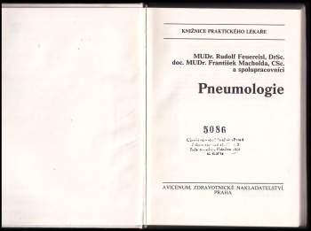 Rudolf Feuereisl: Pneumologie