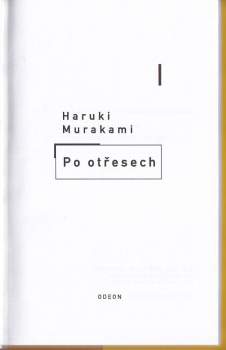 Haruki Murakami: Po otřesech