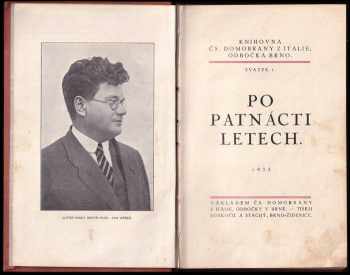 Jan Weber: Po patnácti letech