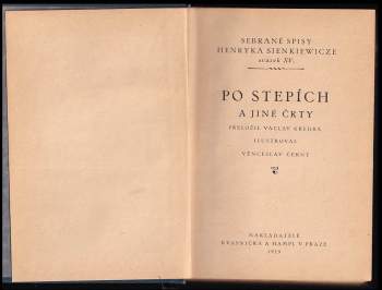 Henryk Sienkiewicz: Po stepích a jiné črty