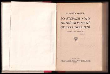 Josef Holeček: Česká šlechta