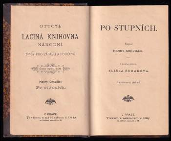 Henry Gréville: Po stupních