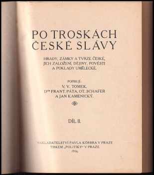 Václav Vladivoj Tomek: Po troskách české slávy