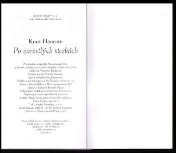 Knut Hamsun: Po zarostlých stezkách