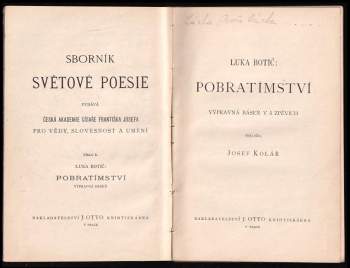 Luka Botić: Pobratímství