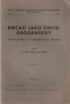 Počasí jako činitel geografický
