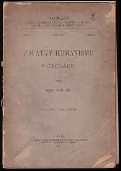 Počátky humanismu v Čechách
