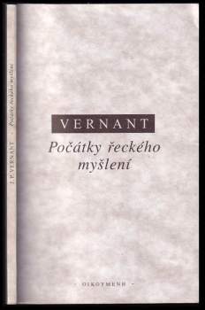 Jean-Pierre Vernant: Počátky řeckého myšlení