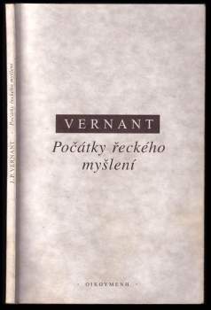 Jean-Pierre Vernant: Počátky řeckého myšlení