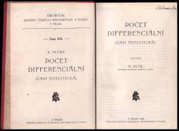 Karel Petr: Počet differenciální