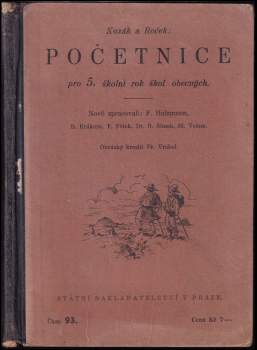 Početnice pro 5. školní rok škol obecných
