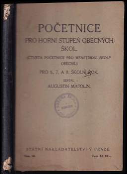 Početnice pro horní stupeň obecných škol