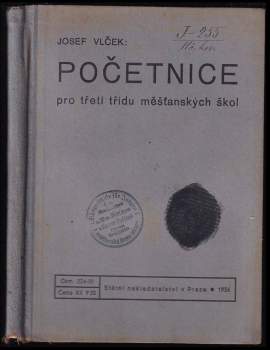 Početnice pro třetí třídu měšťanských škol