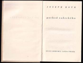 Joseph Roth: Pochod Radeckého