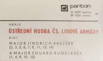 Ústřední Hudba Československé Lidové Armády: Pochodem Vchod