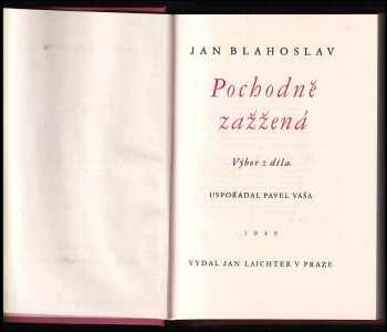 Jan Blahoslav: Pochodně zažžená