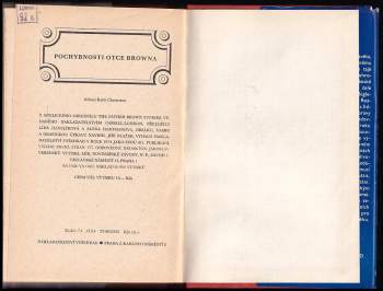 G. K Chesterton: Pochybnosti otce Browna