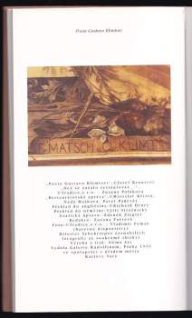 Josef Kroutvor: Pocta Gustavu Klimtovi