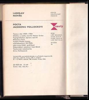 Ladislav Novák: Pocta Jacksonu Pollockovi