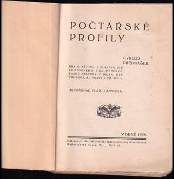 Vladimír Konvička: Počtářské profily
