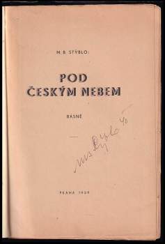 Maxmilian Bedřich Stýblo: Pod českým nebem