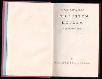 Vítězslav Hálek: Pod pustým kopcem