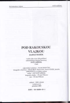 Jindřich Marek: Pod rakouskou vlajkou